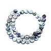 10AB558-F: Abalone Flat Round 10mm Average 39-40 Piece Per Strand Average - 1 String -Handmade Beads Discount Store 10AB558 F Beads Abalone