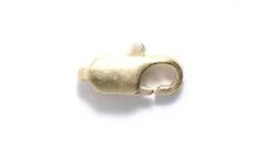 10FI143-HGR: Clasp Lobster Satin Hamilton Gold Plated 10x5mm 4 Pieces Per Package