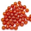 10HR252: Horn Round/Donut Orange 10mm Avg 50Pc -Handmade Beads Discount Store 10HR252 thumbnail