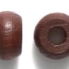10WC158-CR: Preciosa Czech Wood Crow Dark Brown 6x10mm 4mm Hole - 80 Piece Pack -Handmade Beads Discount Store 10WC158 CR Beads WoodBeads