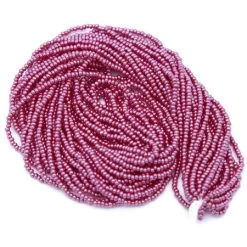 11SB346R: Czech Seed Bead Luster Dark Red #98210 11/0 1 Hank