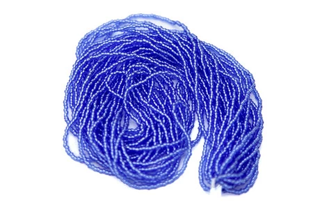 11SB472-RHR: Czech Seed Bead Silver Lined Light Sapphire Round Hole 11/0 Color# 37030 1 Hank 4 11SB472-RHR: Czech Seed Bead Silver Lined Light Sapphire Round Hole 11/0 Color# 37030 1 Hank - Image 2