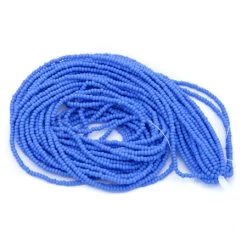 11SB973-PMR: Preciosa Czech Seed Bead Permalux Light Blue Matte 11/0 - 1 Hank