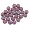 12CA141-52: Preciosa Czech Candy 2 Hole Red With Stone 12mm - 25 Pieces Per Package -Handmade Beads Discount Store 12CA141 52 thumbnail