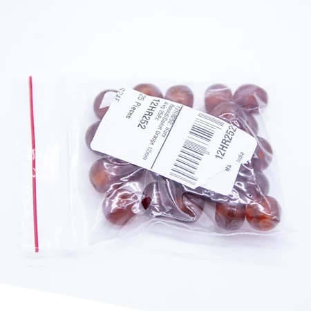 12HR252: Horn Round/Donut Orange 12mm Avg 25Pc 4 12HR252: Horn Round/Donut Orange 12mm Avg 25Pc - Image 2