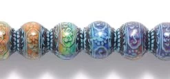 12MB169: Mirage Mood Bead Blue Mystique 12.5x11mm - 1 Piece