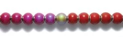 12MB994: Mirage Mood Bead Round Hot Pink 12mm Average - 1 Piece