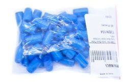 13BN164: India Bone Tube Turq Blue Dyed 7x13mm 40Pc -Handmade Beads Discount Store 13BN164 PKG