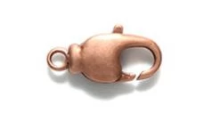 14FI647-ACR: Clasp Swivel Lobster 7x14mm Antique Copper Plated Brass - 3 Pieces Per Package