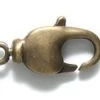 17FI647-ABR: Swivel Lobster Clasp 9x17mm Antique Brass Plated- - 3 Pieces -Handmade Beads Discount Store 17FI647 ABR thumbnail