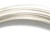 18CW841-SS: Wire 18 Gauge Sterling Silver 1/2 Hard 1/2 Round 12ft/ounce - 1 Each -Handmade Beads Discount Store 18CW841 SS StringingMaterials CraftWire