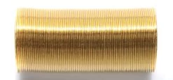 1MW852: Memory Wire Gold Ring 19-22mm 99lp.5 Ounce Av - Package