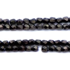 2FC109-82R: Czech Faceted Round Picasso Gold Green True 2mm - - 100 Piece Pack