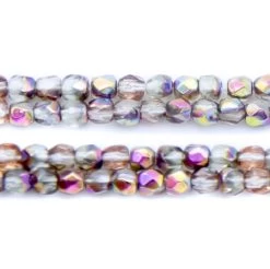 2FC503-PR: Czech Faceted Round Marea AB True 2mm - - 100 Piece Pack