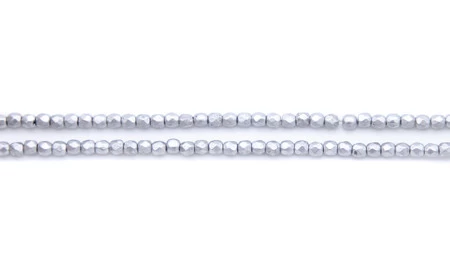 2FC915-MER: Preciosa Czech Faceted Round Silky Silver True 2mm - 100 Piece Pack 4 2FC915-MER: Preciosa Czech Faceted Round Silky Silver True 2mm - 100 Piece Pack - Image 2