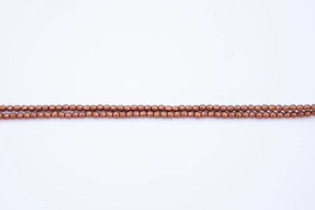 2FC958-MER: Preciosa Czech Faceted Round Silky Dark Copper True 2mm - 100 Piece Pack 4 2FC958-MER: Preciosa Czech Faceted Round Silky Dark Copper True 2mm - 100 Piece Pack - Image 2