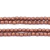 2FC958-MER: Preciosa Czech Faceted Round Silky Dark Copper True 2mm - 100 Piece Pack -Handmade Beads Discount Store 2FC958 MER thumbnail