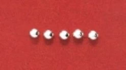 2MR810-SSR: Sterling Silver Round Smooth With Seam 2mm .8mm Inner Diameter 25 Pieces