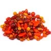 2VE535: India All Mixed Up Oranges 8 To 32mm - 200 Grams -Handmade Beads Discount Store 2VE535 Beads IndiaBeads