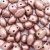 30CA957-ME: Preciosa Czech Candy Oval Two Hole Silky Copper 4x6mm - 50 Pieces Per Package -Handmade Beads Discount Store 30CA957 ME thumbnail