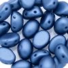 32CA668-P: Preciosa Czech Candy Oval Two Hole Petrol Pearl 6x8mm - 25 Pieces Per Package -Handmade Beads Discount Store 32CA668 P thumbnail