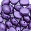 32CA699-P: Preciosa Czech Candy Oval Two Hole Purple Velvet Pearl 6x8mm - 25 Pieces Per Package -Handmade Beads Discount Store 32CA699 P thumbnail