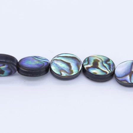 33AB558-F: Abalone Oval 8x10mm 15-16" Strand 5 33AB558-F: Abalone Oval 8x10mm 15-16" Strand - Image 3