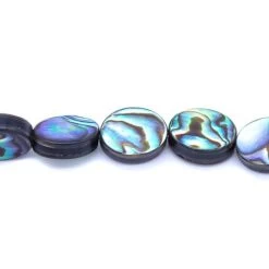 33AB558-F: Abalone Oval 8x10mm 15-16" Strand