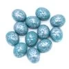 34CA185-SL: Preciosa CzechCandy Oval Two Hole Turquoise With Silver Splash 10x12mm - 12 Pieces Per Package -Handmade Beads Discount Store 34CA185 SL thumbnail