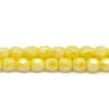 3FC322R:Czech Facet Rd Opaque Yellow Luster 3mm - - 100 Piece Pack -Handmade Beads Discount Store 3FC322R thumbnail
