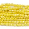 3FC322: Preciosa Czech Faceted Round Yellow W/Luster 3mm 600 Pieces -Handmade Beads Discount Store 3FC322 thumbnail