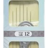 3FI281-12: Needle Sharp Gold Eye #12 With Threader 6 Piece - Package -Handmade Beads Discount Store 3FI281 12 ToolsandSupplies BeadingNeedles