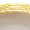 3MW852: Memory Wire Gold Plate Large Bracelet 30lps 57-67mm - Package -Handmade Beads Discount Store 3MW852 StringingMaterials StringingMaterials