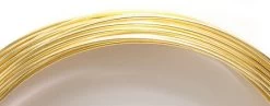 3MW852: Memory Wire Gold Plate Large Bracelet 30lps 57-67mm - Package