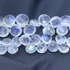 42ST185-RBW2: Rainbow Moonstone Micro Faceted Briollette Drop 6.5-9.5mm 84-100 Carat Average - 1 Strand -Handmade Beads Discount Store 42ST185 RBW2 thumbnail