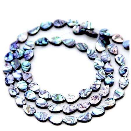 43AB558: Abalone Tear Drop 8x12mm Vertical 3 43AB558: Abalone Tear Drop 8x12mm Vertical