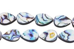 43AB558: Abalone Tear Drop 8x12mm Vertical 9 43AB558: Abalone Tear Drop 8x12mm Vertical -Handmade Beads Discount Store 43AB558 Beads ShellBeads