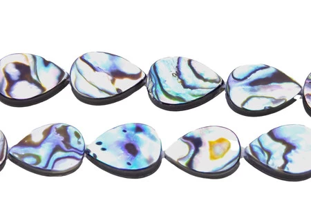 43AB558: Abalone Tear Drop 8x12mm Vertical 6 43AB558: Abalone Tear Drop 8x12mm Vertical - Image 4