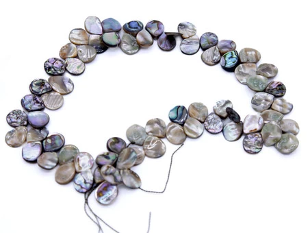 45AB558: Abalone Tear Drop 10x12mm 15-16" String 5 45AB558: Abalone Tear Drop 10x12mm 15-16" String - Image 3