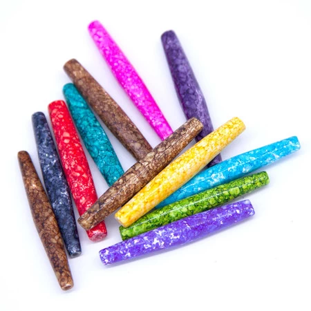 48BN131: Bone Hare Pipe Mixed Marble 2 Inch - 12 Pieces 3 48BN131: Bone Hare Pipe Mixed Marble 2 Inch - 12 Pieces