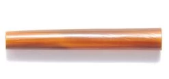 48HR255-T: Horn Tube Amber 2 Inch - 20 Pieces