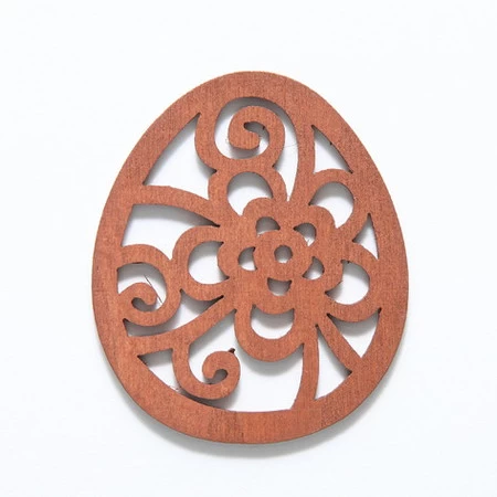 48WC805-56R: Cut Wood Egg Shape Pendant 48mm Brown Finish - 3 Pieces 3 48WC805-56R: Cut Wood Egg Shape Pendant 48mm Brown Finish - 3 Pieces