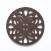 48WC808-58R: Cut Wood Circle With Lotus 48mm Dark Finish - 3 Pieces 1 48WC808-58R: Cut Wood Circle With Lotus 48mm Dark Finish - 3 Pieces -Handmade Beads Discount Store 48WC808 58R PendantsandCharms WoodPendants
