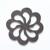 48WC814-58R: Cut Wood Curled Flower 48mm Dark Finish - 3 Pieces -Handmade Beads Discount Store 48WC814 58R thumbnail