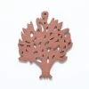 48WC830-56R: Cut Wood Tree Of Life 48mm Brown Finish - 3 Pieces -Handmade Beads Discount Store 48WC830 56R PendantsandCharms WoodPendants