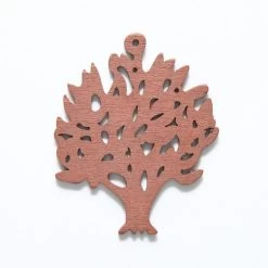 48WC830-56R: Cut Wood Tree Of Life 48mm Brown Finish - 3 Pieces