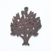 48WC830-58R: Cut Wood Tree Of Life 48mm Dark Finish - 3 Pieces -Handmade Beads Discount Store 48WC830 58R PendantsandCharms WoodPendants