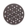48WC838-58R: Cut Wood Circle Geometric 48mm Dark Finish - 3 Pieces -Handmade Beads Discount Store 48WC838 58R PendantsandCharms WoodPendants