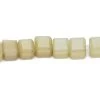 50FO654-6: Fiber Optic Cube Gold 6mm - 1ST -Handmade Beads Discount Store 50FO654 6 thumbnail