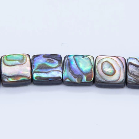 54AB558-F: Abalone Square 8mm - 15-16" String 6 54AB558-F: Abalone Square 8mm - 15-16" String - Image 4